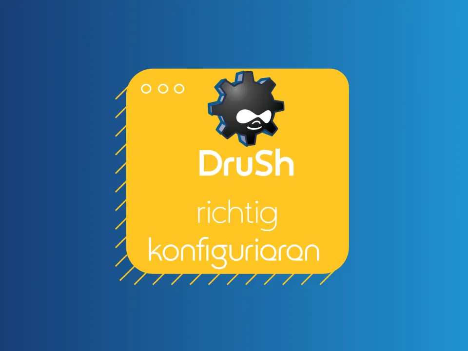 Ein Zahnrad mit eine Gesicht in einem gelben Terminal